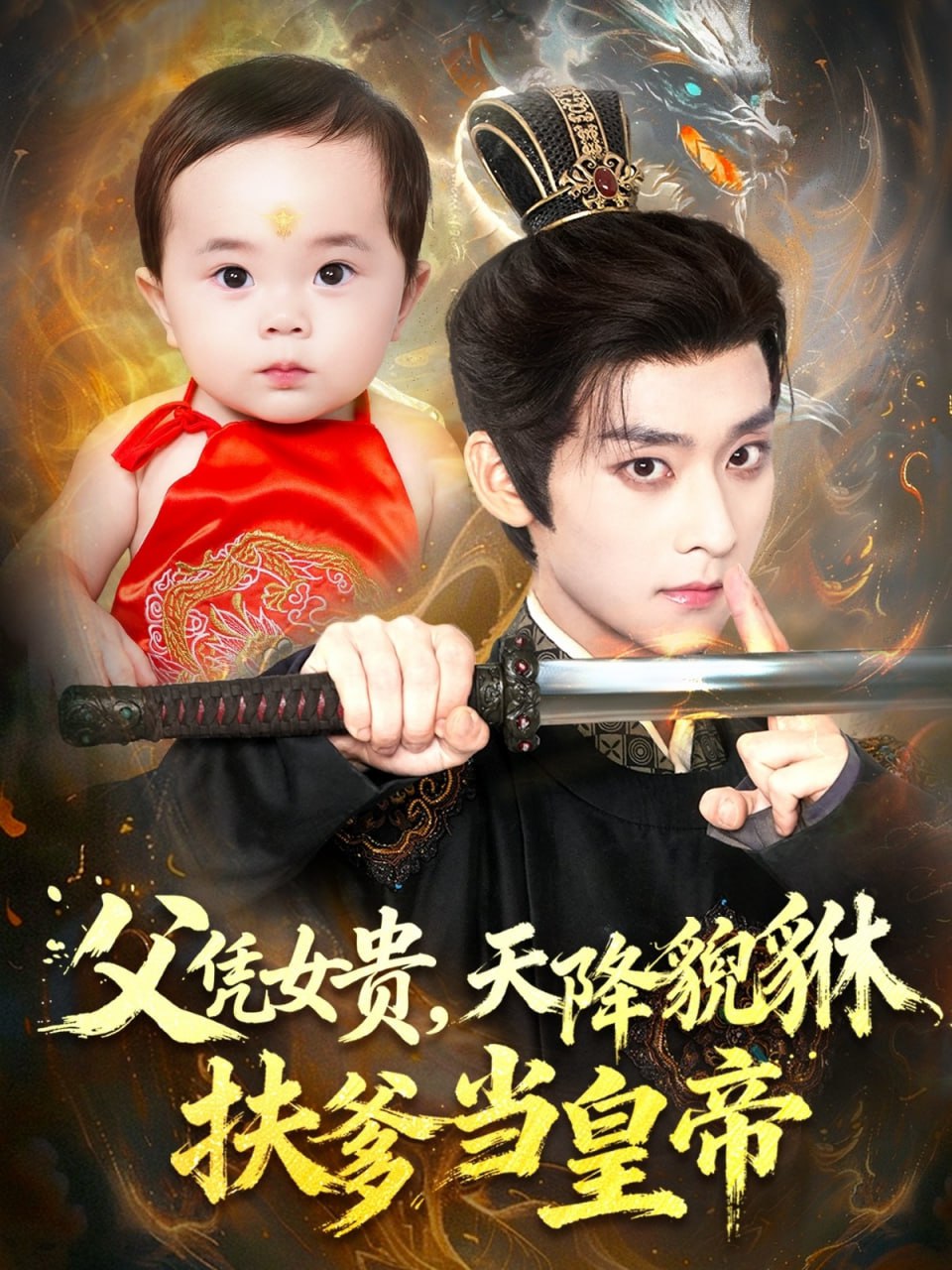 父凭女贵，天降貔貅扶爹当皇帝