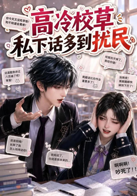 高冷校草私下话多到扰民